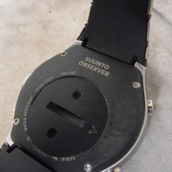 実際に弊社で買取させて頂いたSUUNTO/スント OBSERVER/オブザーバー SS(ステンレス)×ラバー/SS004745300の画像 5枚目