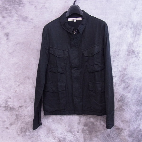 実際に弊社で買取させて頂いたFACTOTUM/ファクトタム 刺繍 ジップアップ シャツジャケット ポケット 長袖 日本製/48