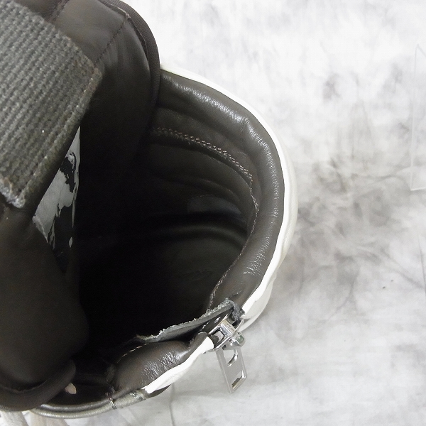 実際に弊社で買取させて頂いたRick Owens/リックオウエンス Geobasket/ジオバスケット 16SS ハイカットスニーカー 41の画像 4枚目