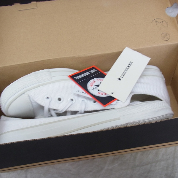 実際に弊社で買取させて頂いた【未使用】CONVERSE/コンバース EDIFICE別注 デニム オールスター スニーカー 1CK451/27 の画像 7枚目