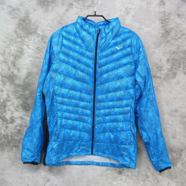 実際に弊社で買取させて頂いた【未使用】MIZUNO/ミズノ ゴルフウェア アウターダウンベスト ブルー/2XL