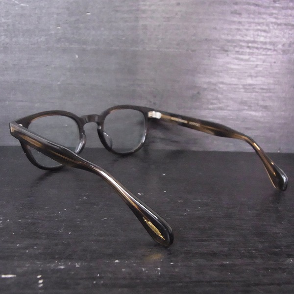 実際に弊社で買取させて頂いたOLIVER PEOPLES/オリバーピープルズ デミ柄 メガネフレーム SHELDRAKE-J 362の画像 1枚目