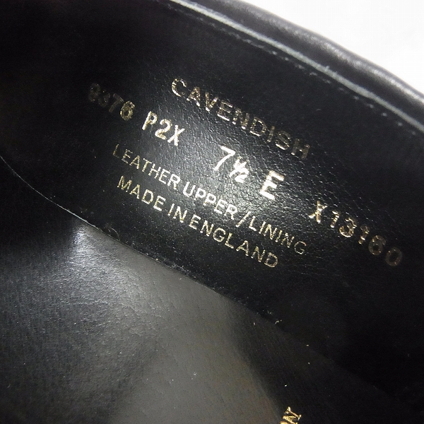 実際に弊社で買取させて頂いたCrockett&Jones/クロケット&ジョーンズ タッセルローファー/ラスト325/9376/7.5の画像 5枚目