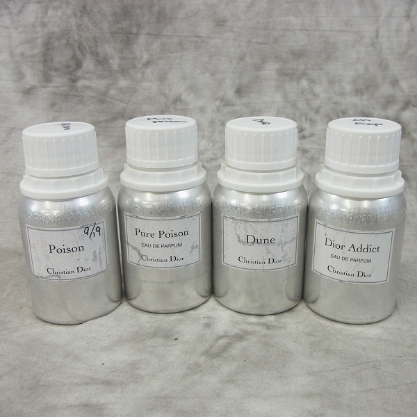 実際に弊社で買取させて頂いたChristian Dior/ディオール Dune/Addict/POISON/Pure Poison 香水 4点セット
