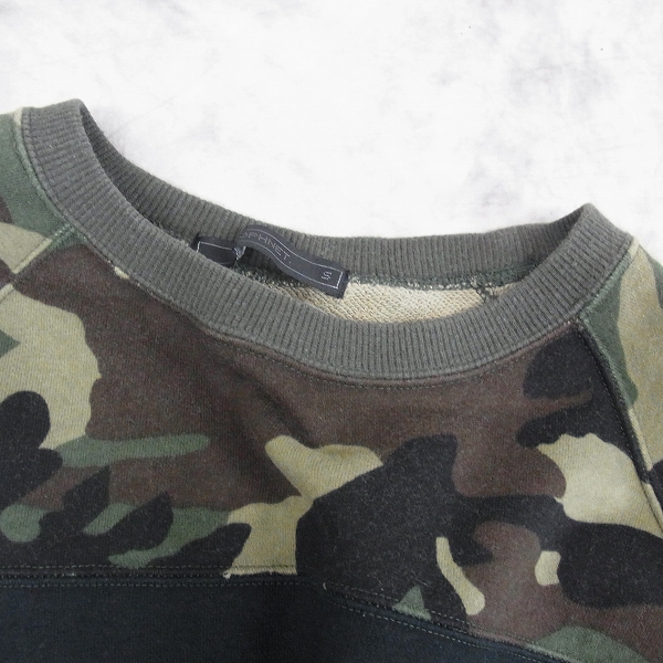 実際に弊社で買取させて頂いたSOPHNET./ソフネット CAMOUFLAGE PANEL BORDER CREW NECK SWEAT/SOPH-167098/Sの画像 4枚目