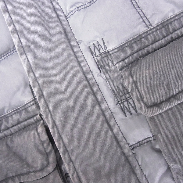 実際に弊社で買取させて頂いたARMANI JEANS/アルマーニジーンズ ファー付 ユーズド加工 ダウンジャケット USA:XXSの画像 5枚目