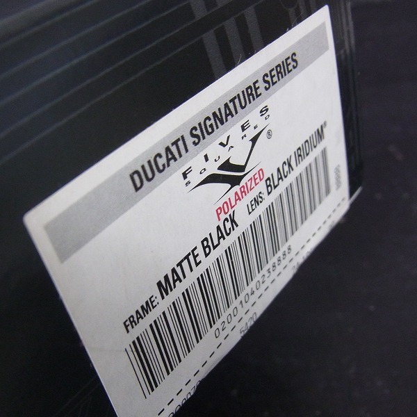 実際に弊社で買取させて頂いたOAKLEY/オークリー DUCATI FIVES SQUARED/ファイブスクエアード 偏光レンズ サングラス 24-191の画像 5枚目