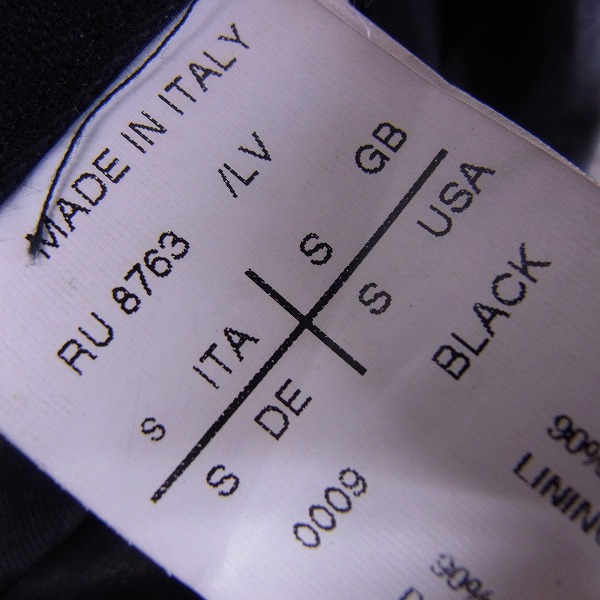 実際に弊社で買取させて頂いたRick Owens/リックオウエンス moto leather jacket/レザージャケット RU8763 Sの画像 4枚目