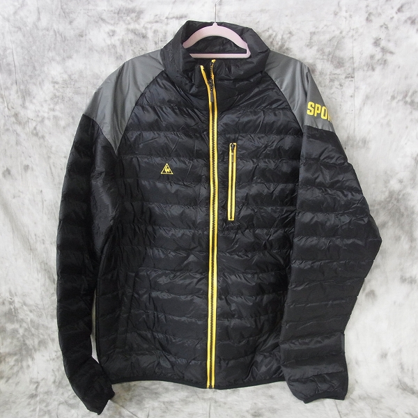 実際に弊社で買取させて頂いた【未使用】le coq sportif/ルコックスポルティフ ゴルフウェア 中綿アウター ブラック/L