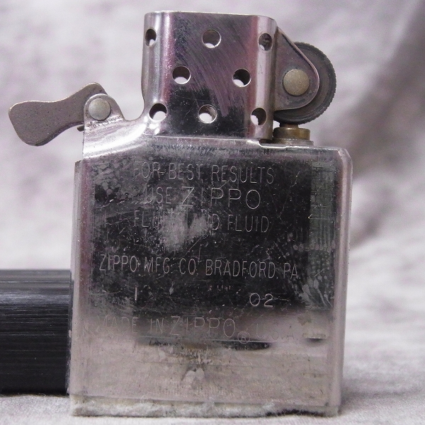 実際に弊社で買取させて頂いたZIPPO/ジッポー×ZERO HALLIBURTON/ゼロハリバートン  ジッポーケース/02年製の画像 6枚目