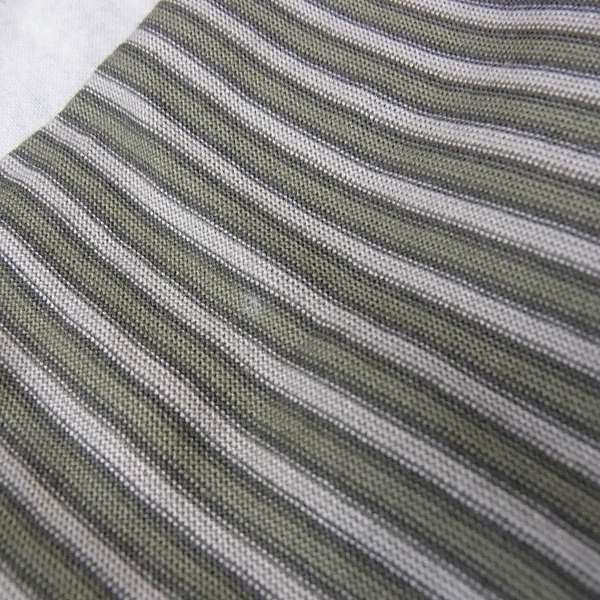 実際に弊社で買取させて頂いた【未使用】BURBERRY LONDON/バーバリー ロンドン ゴルフウェア ボーダー柄 半袖ポロシャツ 2点セット Lの画像 4枚目