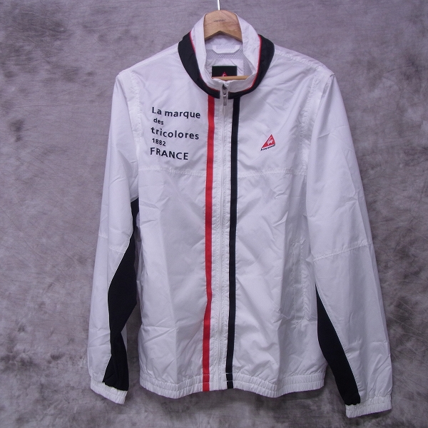 実際に弊社で買取させて頂いた【未使用】le coq sportif/ルコック ゴルフウェア 2WAY アウタージャージ ホワイト/L
