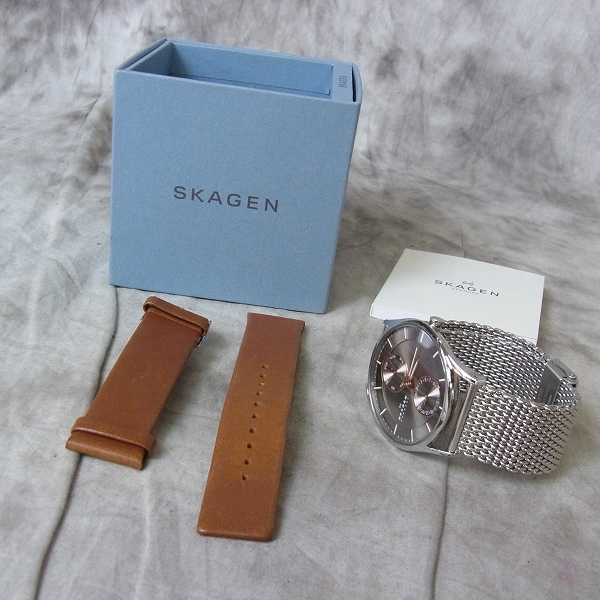 実際に弊社で買取させて頂いたSKAGEN/スカーゲン 腕時計 KLASSIK/メタルバンド SKW6086の画像 7枚目