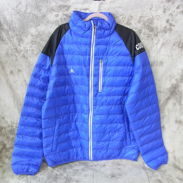 実際に弊社で買取させて頂いた【未使用】le coq sportif/ルコックスポルティフ ゴルフウェア 中綿アウター ブルー/L