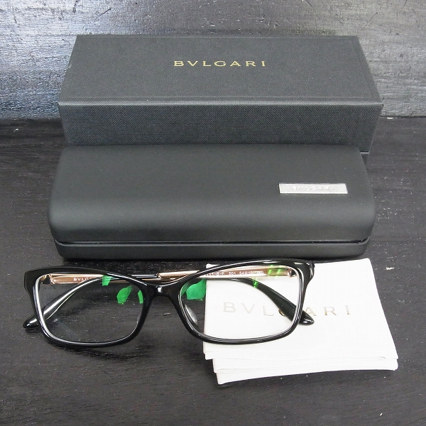 実際に弊社で買取させて頂いたBVLGARI/ブルガリ 眼鏡/メガネフレーム 4111-B-F 501の画像 7枚目