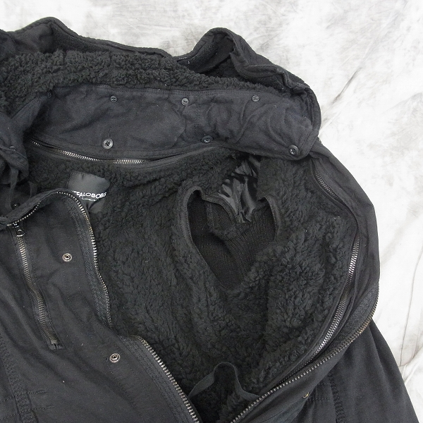 実際に弊社で買取させて頂いたBUFFALO BOBS/バッファローボブズ モッズコート ブラック/2の画像 6枚目