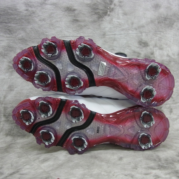 実際に弊社で買取させて頂いた【未使用】Mizuno/ミズノ ゴルフシューズ GENEM 006/ジェネム006 Boa 51GM160062 29cm ホワイト×レッドの画像 2枚目