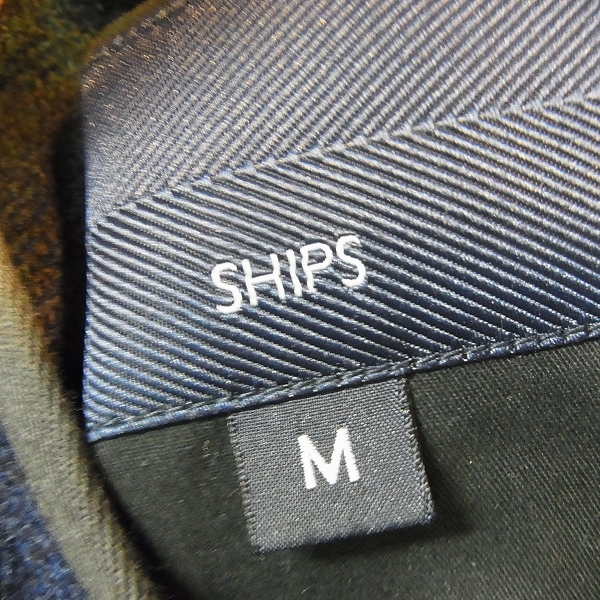 実際に弊社で買取させて頂いたSHIPS/シップス×Harris Tweed/ハリスツイード ライナー付Ｐコート Mの画像 5枚目