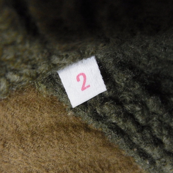 実際に弊社で買取させて頂いたBLUE BLUE/ブルーブルー ポケット付 厚手ニットジャケット 2の画像 4枚目