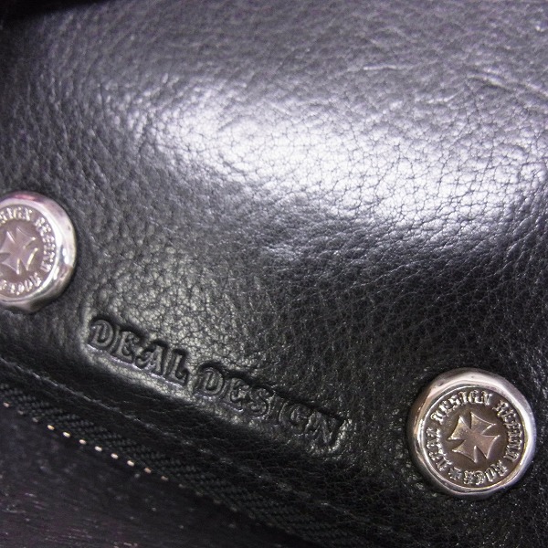 実際に弊社で買取させて頂いたDEAL DESIGN/ディール デザイン ラウンドジップスクエアレザーウォレットの画像 8枚目