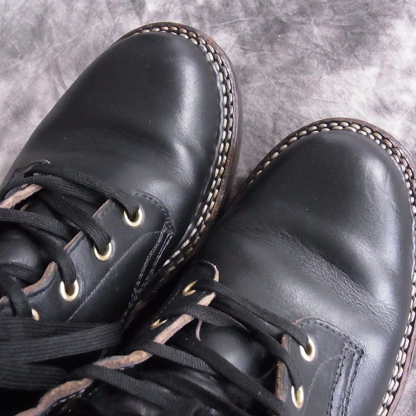 実際に弊社で買取させて頂いたWHITE’SBOOTS/ホワイツブーツ セミドレスブーツ 2332-C-BLCX ブラック/6.5Eの画像 6枚目