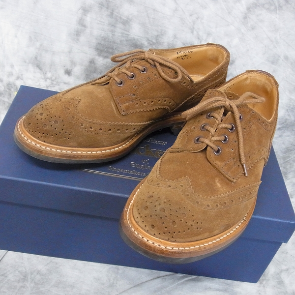 実際に弊社で買取させて頂いたTrickers/トリッカーズ スウェードウィングチップシューズ/M7292/8 