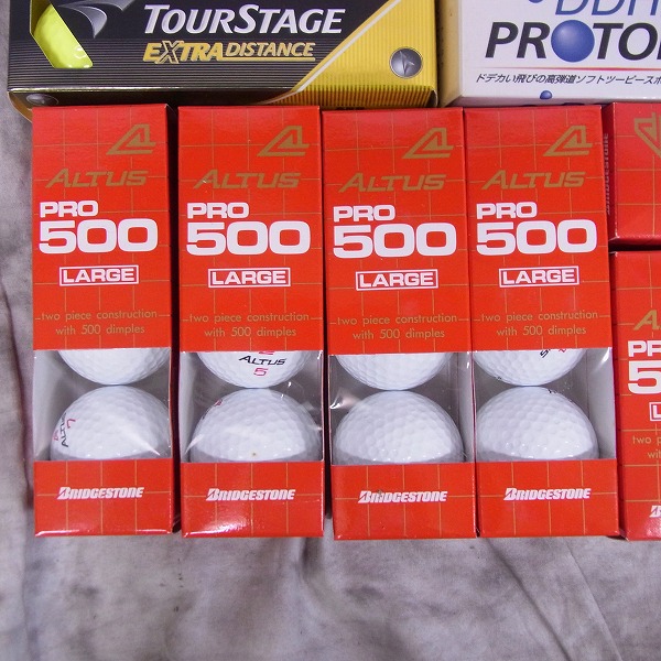 実際に弊社で買取させて頂いた【未使用】BRIDGESTONE/ブリヂストン ゴルフボール TOURSTAGE EXTRA DISTANCE他 4ダース ホワイト/イエローの画像 2枚目