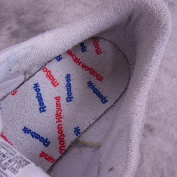 実際に弊社で買取させて頂いたReebok×MAISON KITSUNE/リーボック×メゾンキツネ レザー スニーカー M46165/29の画像 4枚目