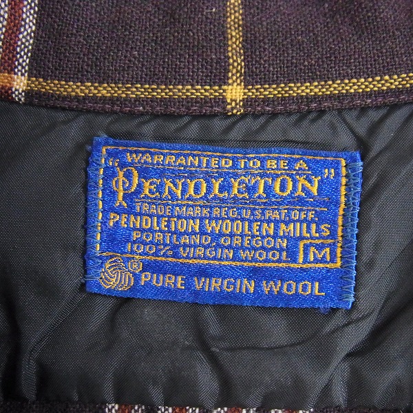 実際に弊社で買取させて頂いたPENDLETON/ペンドルトン チェックシャツ/ネルシャツ Mの画像 2枚目