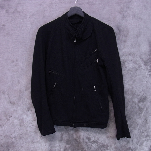 実際に弊社で買取させて頂いたJULIUS×GORDINI/ユリウス×ゴルディーニ MILITARY RIDERS JACKET ニットデニム 007BLM24/2