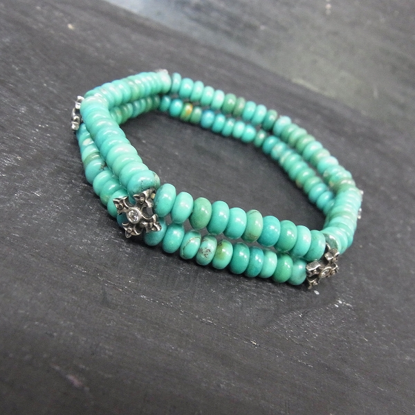 実際に弊社で買取させて頂いたLoree Rodkin/ローリーロドキン Wターコイズブレスレット B213A-863