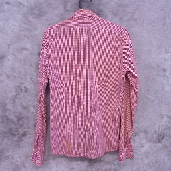 実際に弊社で買取させて頂いたDries Van Noten/ドリスヴァンノッテン シャツ チェック コットン/46の画像 1枚目