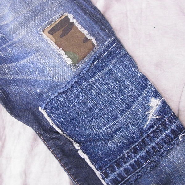 実際に弊社で買取させて頂いたwjk/ダブルジェイケイ stretch slim cigarette denim デニムパンツ 5137ds13of/Mの画像 6枚目