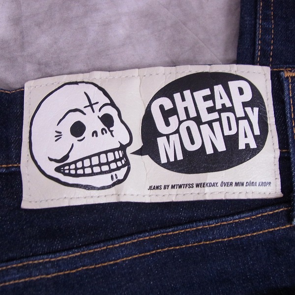 実際に弊社で買取させて頂いたCHEAP MONDAY/チープマンデー TIGHT/タイト スキニーデニム W29の画像 2枚目