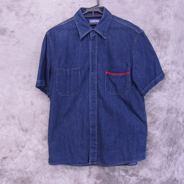 実際に弊社で買取させて頂いたBLUE BLUE/ブルーブルー 半袖 デニム シャツ インディゴブルー/2