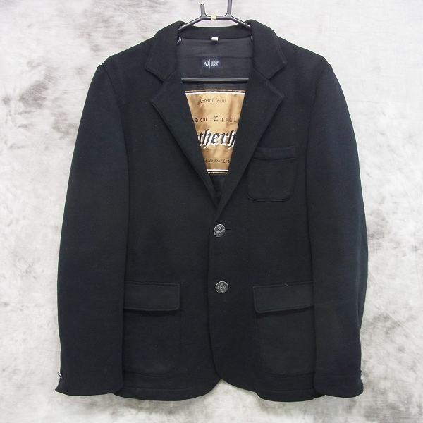 実際に弊社で買取させて頂いたARMANI JEANS/アルマーニジーンズ スウェット テーラードジャケット USA:XS