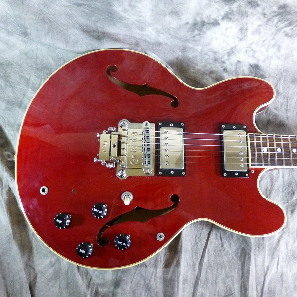 実際に弊社で買取させて頂いた★Fujigen/フジゲン MSA-HP 日本製 カスタム セミアコ エレキギター ハードケース付の画像 3枚目