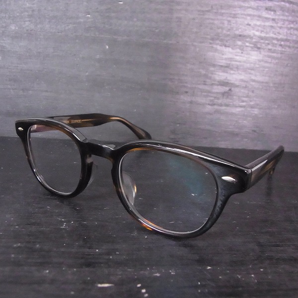 実際に弊社で買取させて頂いたOLIVER PEOPLES/オリバーピープルズ デミ柄 メガネフレーム SHELDRAKE-J 362