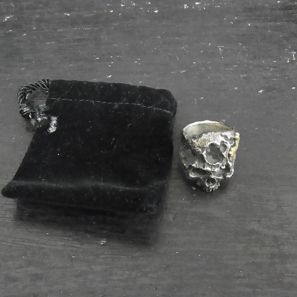 実際に弊社で買取させて頂いたLSD/エルエスディー speed specter/スピードスペクター スカルリング 17号の画像 6枚目