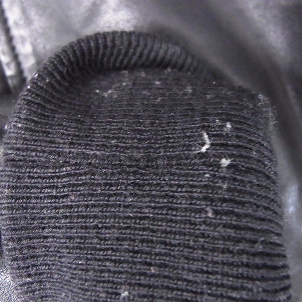 実際に弊社で買取させて頂いたRick Owens/リックオウエンス moto leather jacket/レザージャケット RU8763 Sの画像 8枚目