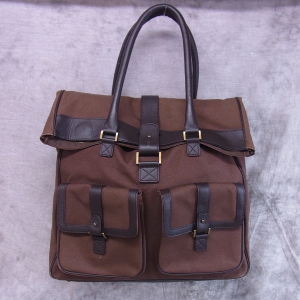実際に弊社で買取させて頂いたHUGO BOSS/ヒューゴボス キャンバス切替 2WAY トートバッグ