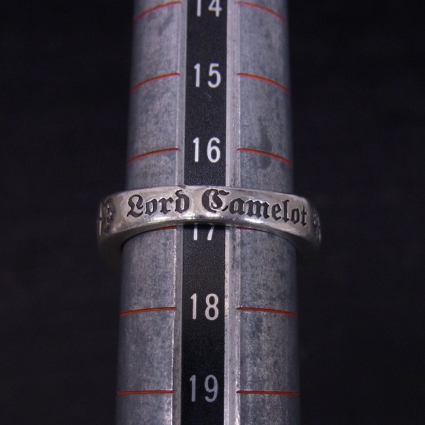 実際に弊社で買取させて頂いたLord Camelot/ロードキャメロット フレア/百合 シールド リング 16.5～17号の画像 5枚目