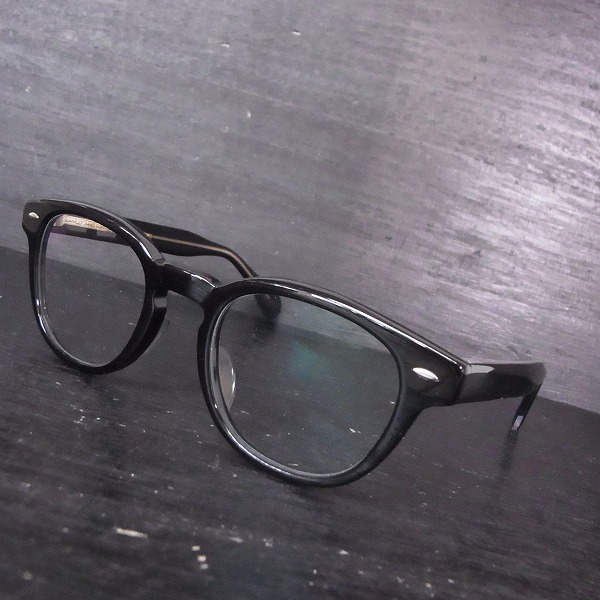 実際に弊社で買取させて頂いたOLIVER PEOPLES/オリバーピープルズ 黒縁 メガネフレーム SHELDRAKE-J BKG