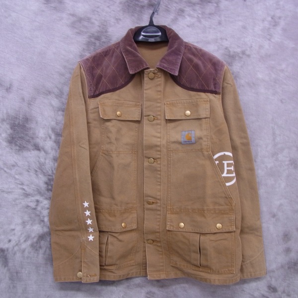 実際に弊社で買取させて頂いたUniform Experiment×CARHARTT 切替コーデュロイ 長袖 ワークシャツ/3