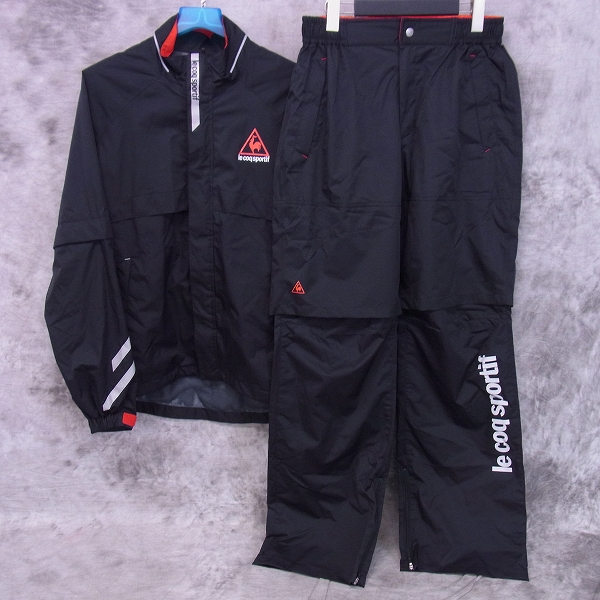 実際に弊社で買取させて頂いた【未使用】le coq sportif/ルコックスポルティフ レインウエア セットアップ M
