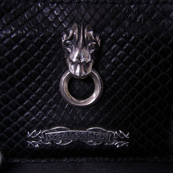 実際に弊社で買取させて頂いたDEAL DESIGN/ディールデザイン パイソン コインケースの画像 6枚目