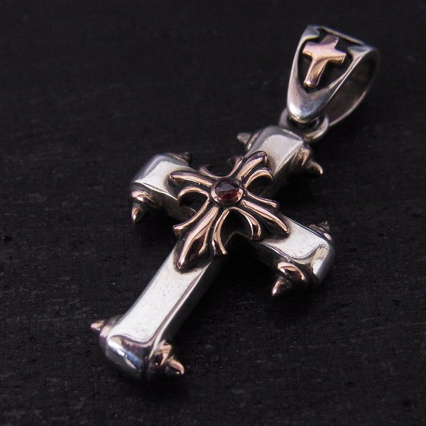 実際に弊社で買取させて頂いたLord Camelot/ロードキャメロット クロスオンクロス ペンダントｗ/ガーネット  LC-227