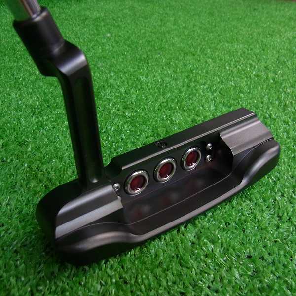 実際に弊社で買取させて頂いた★【証明書付】Scotty Cameron/Sキャメロン ツアーパター Concept1 SuperRat GSS INSERT ブラックミストフィニッシュの画像 3枚目