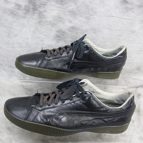 実際に弊社で買取させて頂いたPUMA×Alexander McQUEEN/プーマ×アレキサンダーマックイーン AMQ SPINE LOW レザースニーカー 346772-01/28の画像 3枚目