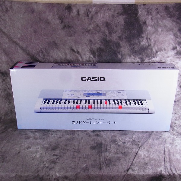 ☆CASIO カシオ 光ナビゲーションキーボード LK-222 61標準鍵 16年製の